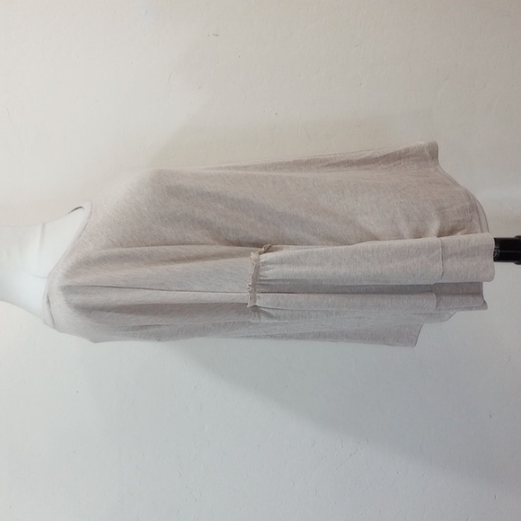 Sanctuary Rosamund Tan 3/4 Tiered Bell Sleeve Knit Top, Size L - New! - Picture 8 of 12